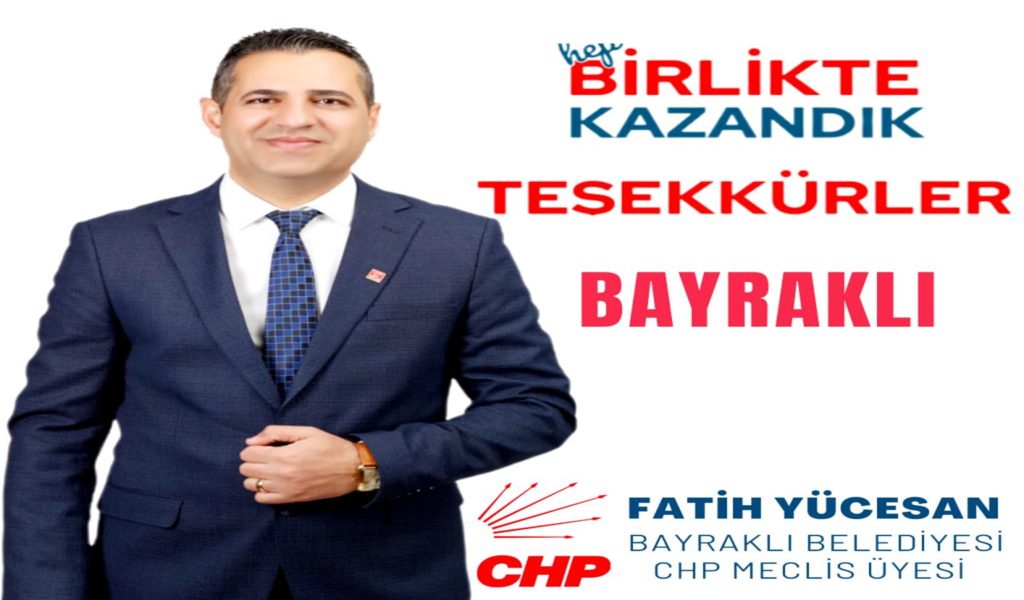 TEŞEKKÜRLER BAYRAKLI